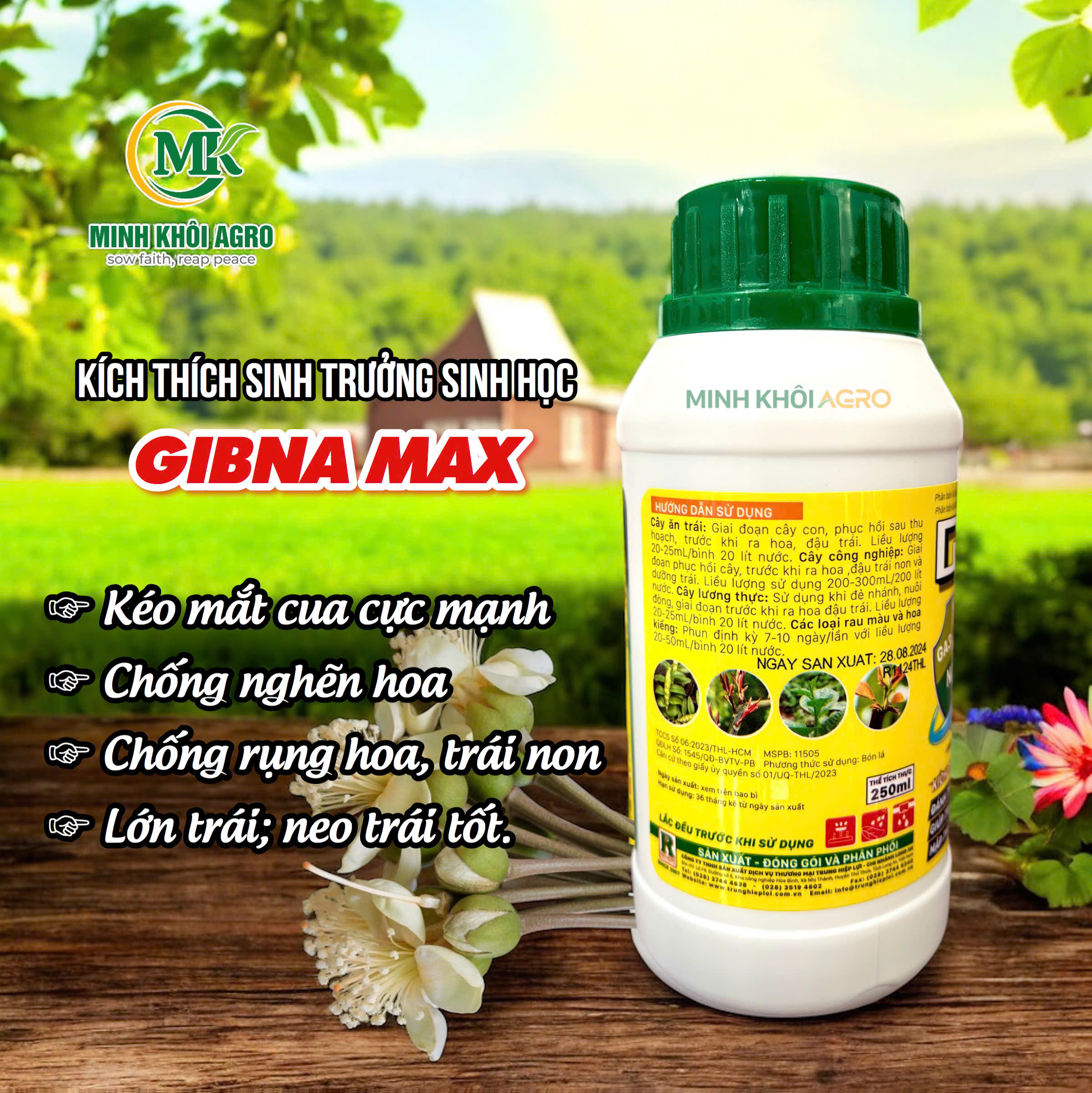 GIBNA MAX - Chai 250ml